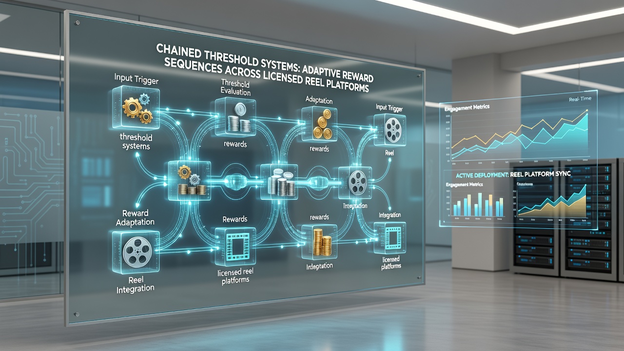 Infographic illustrating adaptive reward flow between desktop and mobile slot platforms