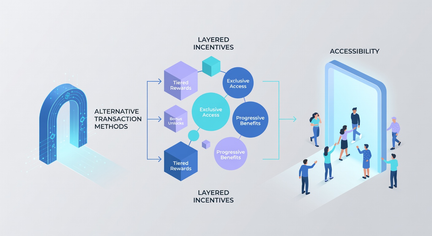 Diagram showing alternative transaction flows and incentive accessibility on UK casino sites
