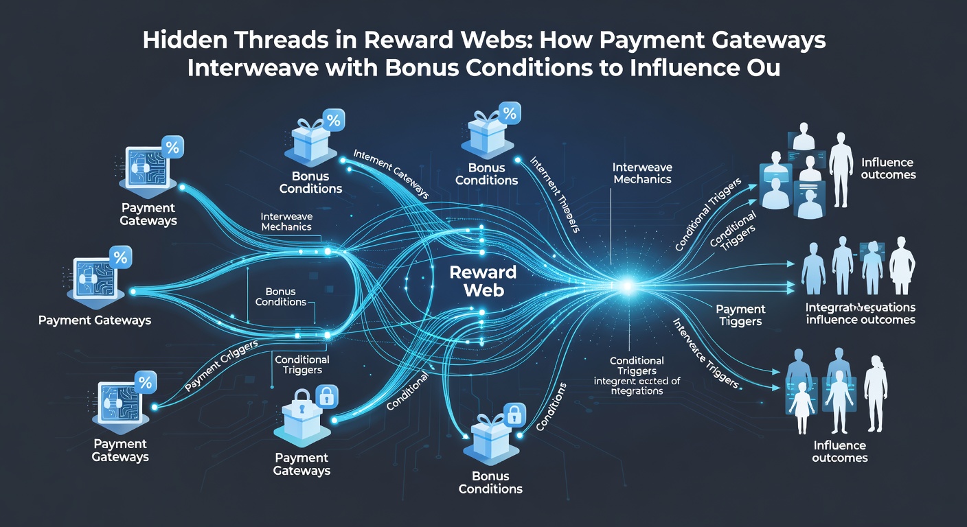 Diagram of bonus condition flows linked through various payment processing networks at UK slot sites